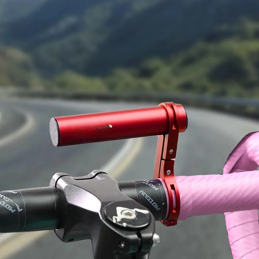 AliExpress Shunmaii 10/20/30cm Bicycle Handlebar Extended Bracket Aluminum Alloy Mountain Bike Front Light Bracket for MTB Mountain Road Bike