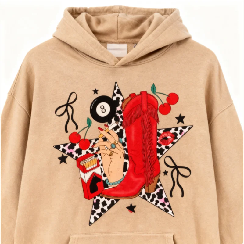 الزي الغربي ملابس راعية البقر النسائية هاودي راعية البقر ستار كولاج هوديي الملابس الغربية الاشياء القمم ملابس الحفل الريفي #5