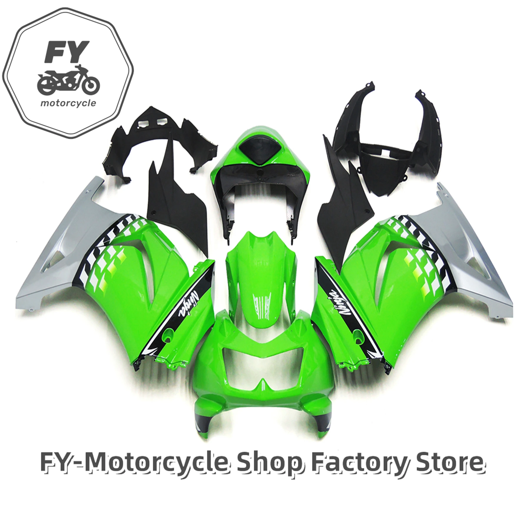 

Fairings EX 250 2009 Motorcycle Fairing Ninja 250R 2010 Full Body Kits EX 250 2008 - 2009 - 2010 - 2011 - 2012 - 2013 - 2014