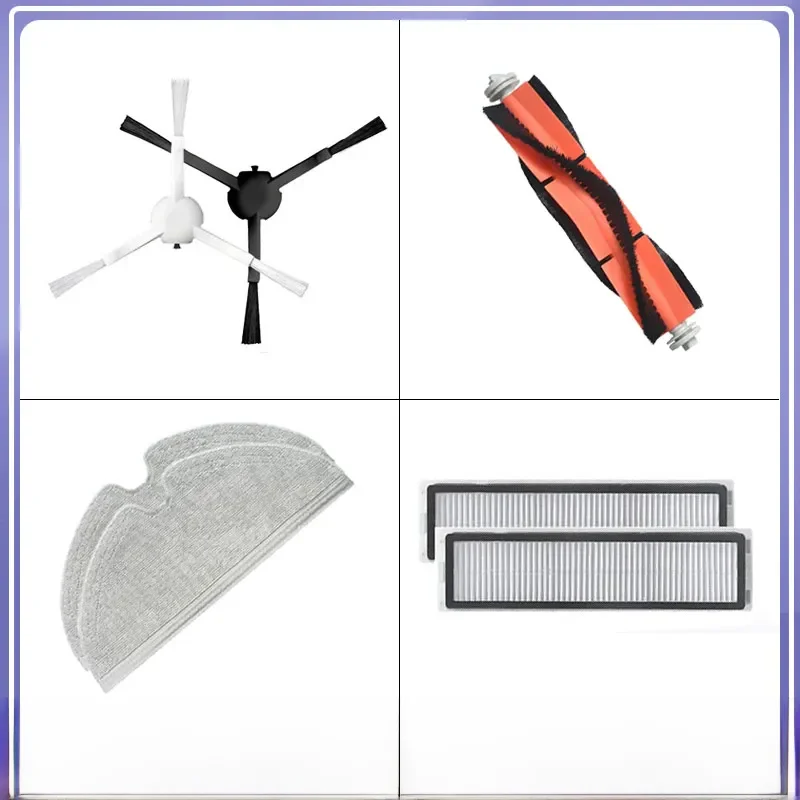 Pièces de rechange pour Dreame Bot L10 Pro & D9 Surintendant Robot LDS, aspirateur robot, brosse latérale principale, filtre Hepa, gril de vadrouille