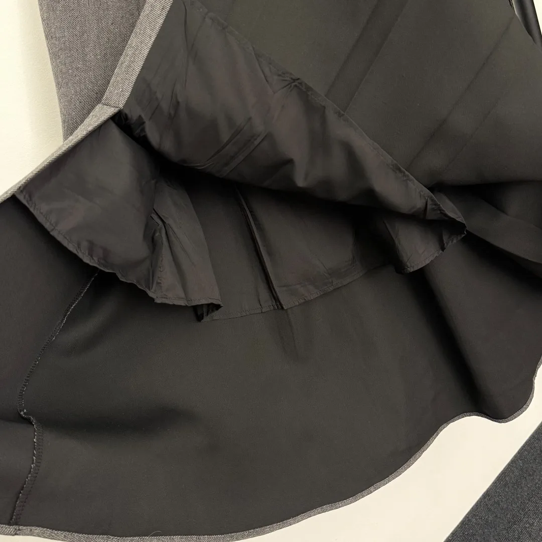 2025 incontournable! Jupe longue plissée taille haute pour femmes – Couleur unie à la mode, fluide et polyvalente, parfaite pour le quotidien et les habillés