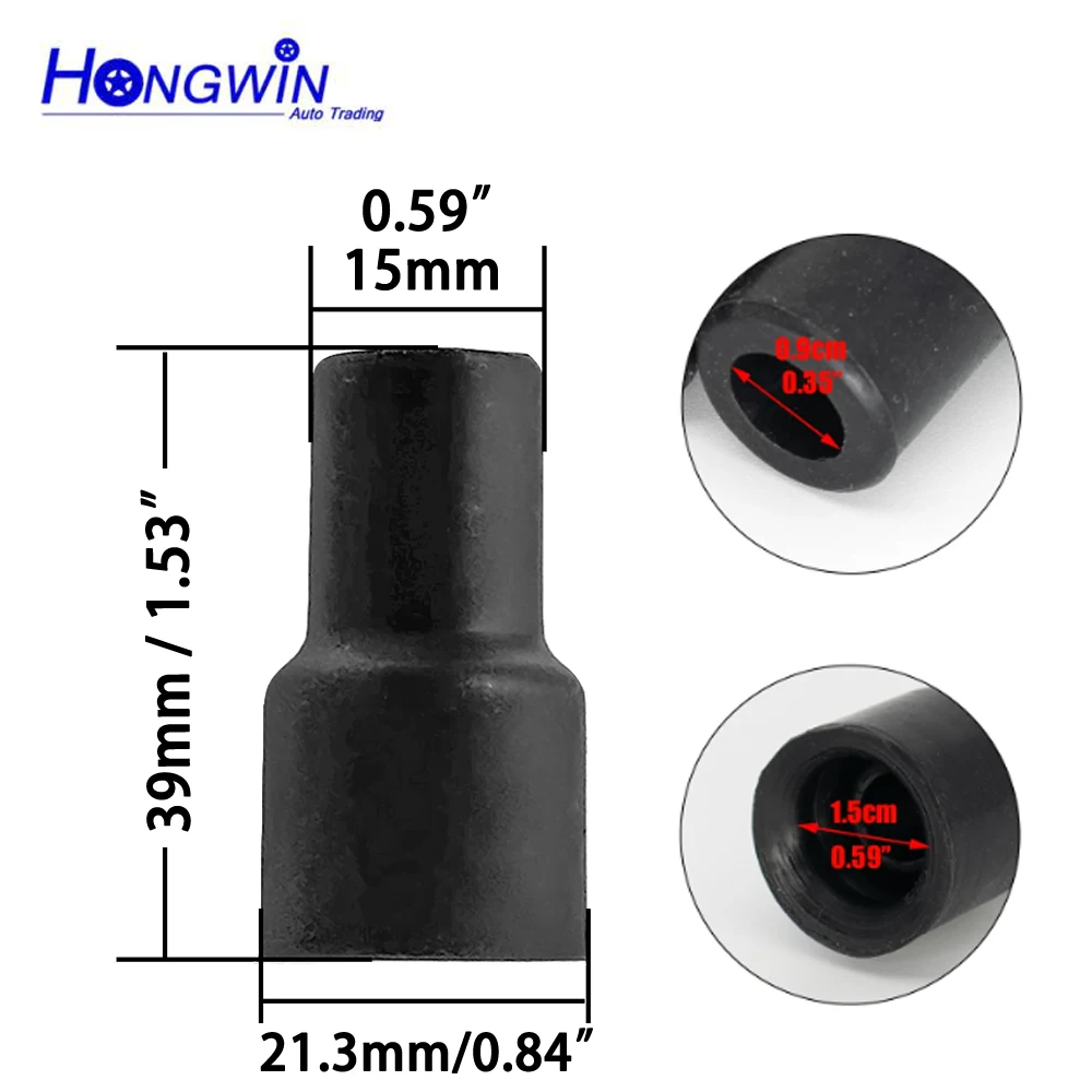 4/6/8pcs Ignition Coil Plug Tip Rubber For Toyota Yaris Viios Camry Lexus Scion 90919-11009 90919-02243 90919-02244 90919-02266