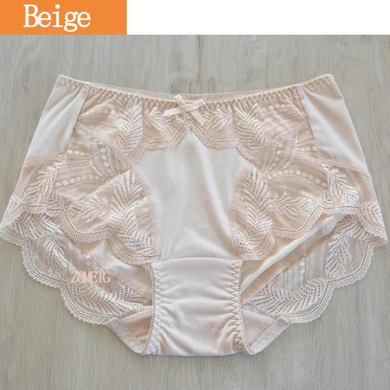 Lace Underwear Plus Size Briefs Women Underpanty Accept Mix color Order Lace Underwear pink panties women\'s fashion