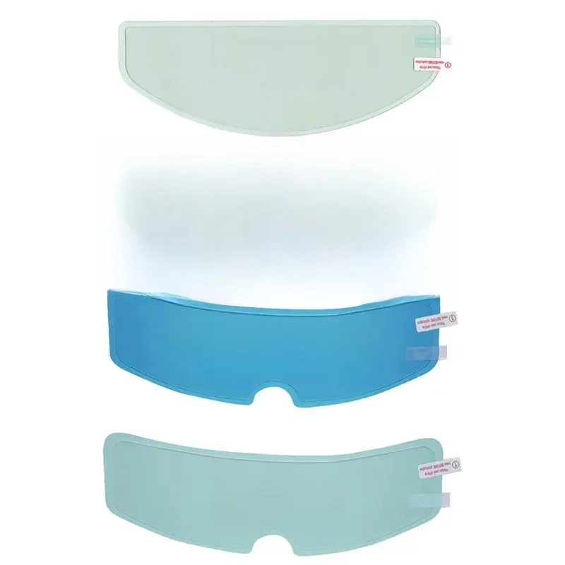 Film de Patch Anti-buée universel pour casque de Moto, Film de lentille Anti-pluie pour visière de Moto, accessoires de course de moteur transparents et résistants au brouillard