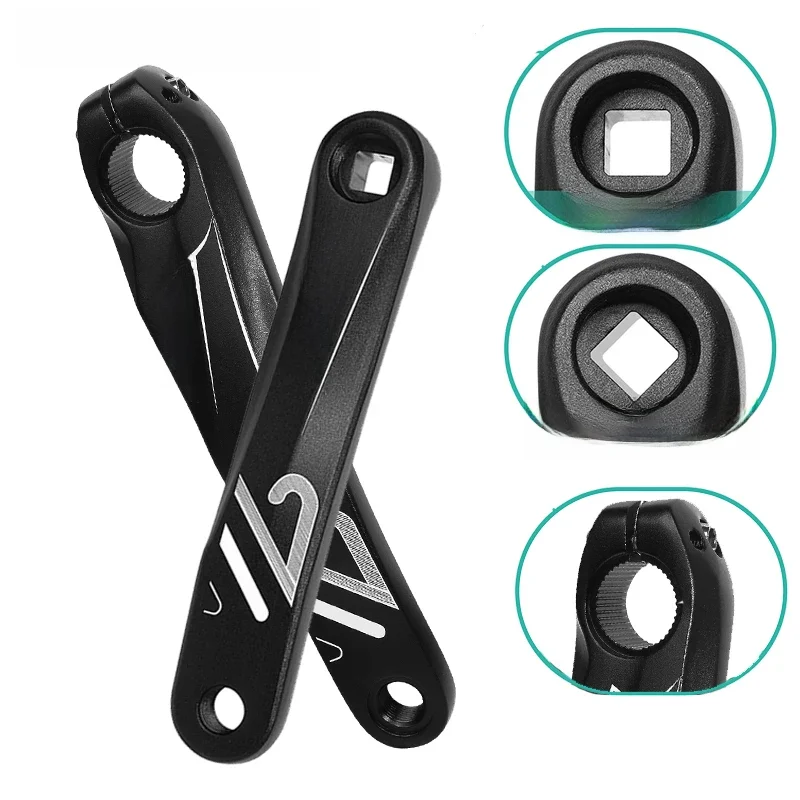AliExpress BUCKLOS Bicycle Replacement Crank Arm Square Spline Hole Left Cranks Exercise Bike Crank E-bike Dynamic Bicycles Crankset