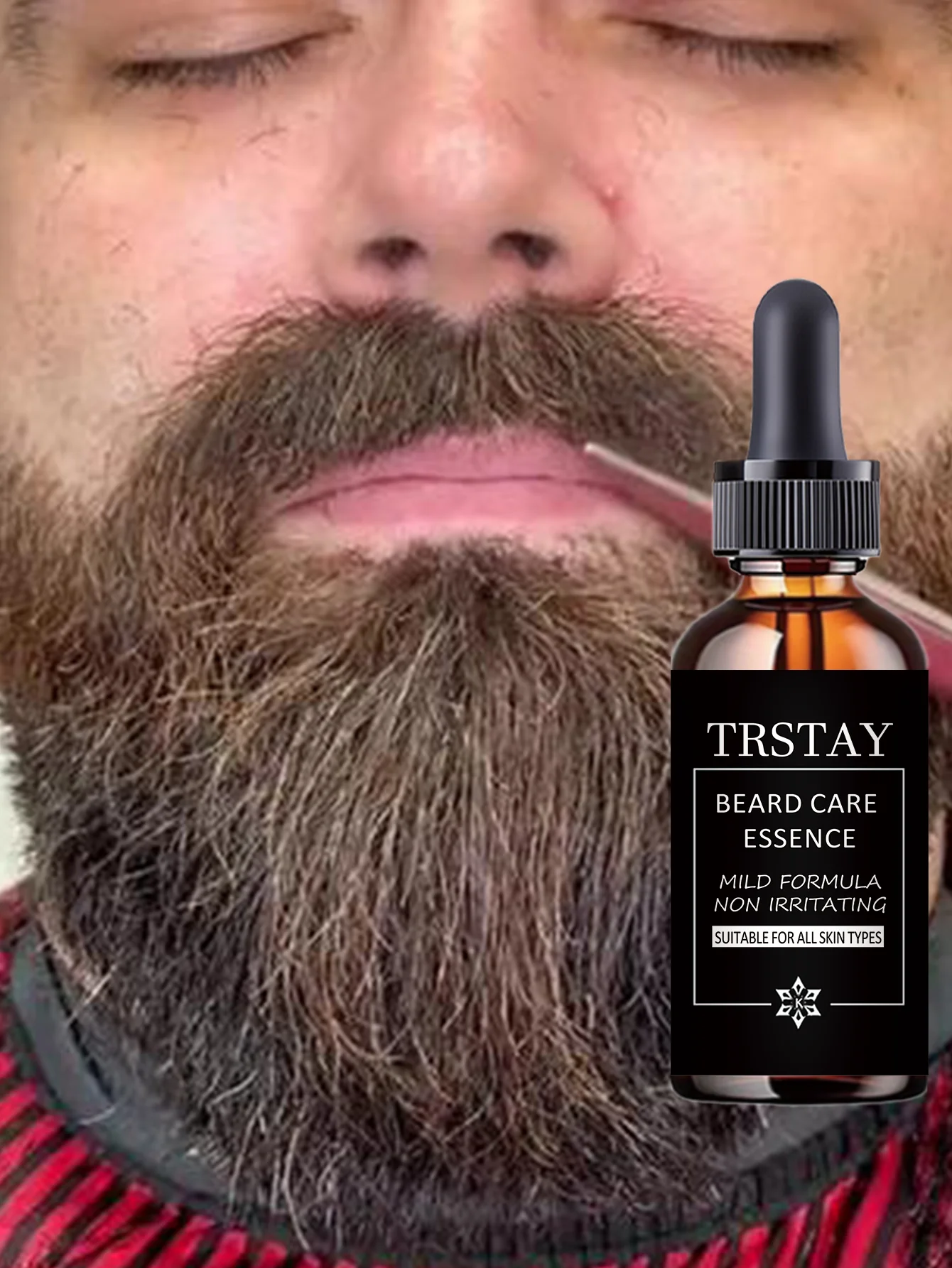 Premium Beard Essential Oil for Men Nourishing and Smoothing Formula Treats Tangled Messy Hair Promotes Healthy Growth and Shine - Image 4