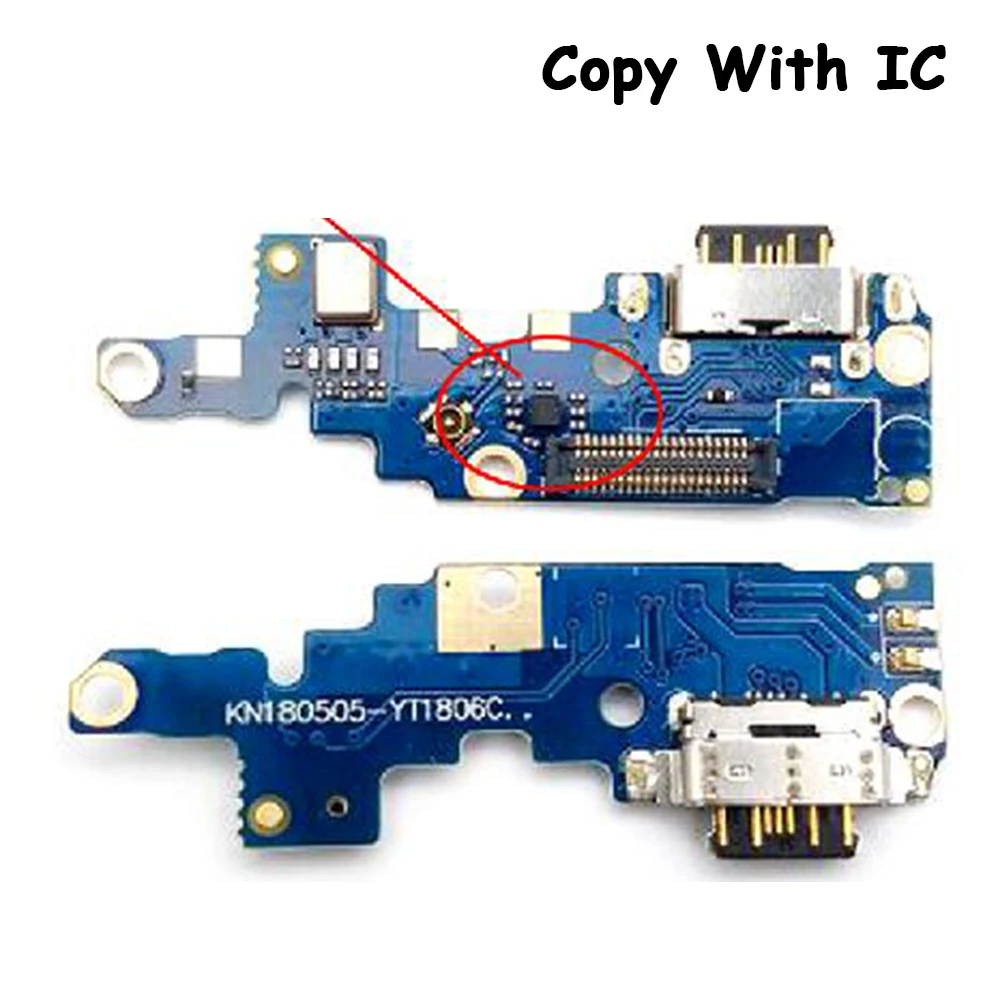 USB Dock Connector Charging Port Flex Cable For Nokia X6 / 6.1 Plus TA-1099 TA-1103 Charger Board With Mic Module