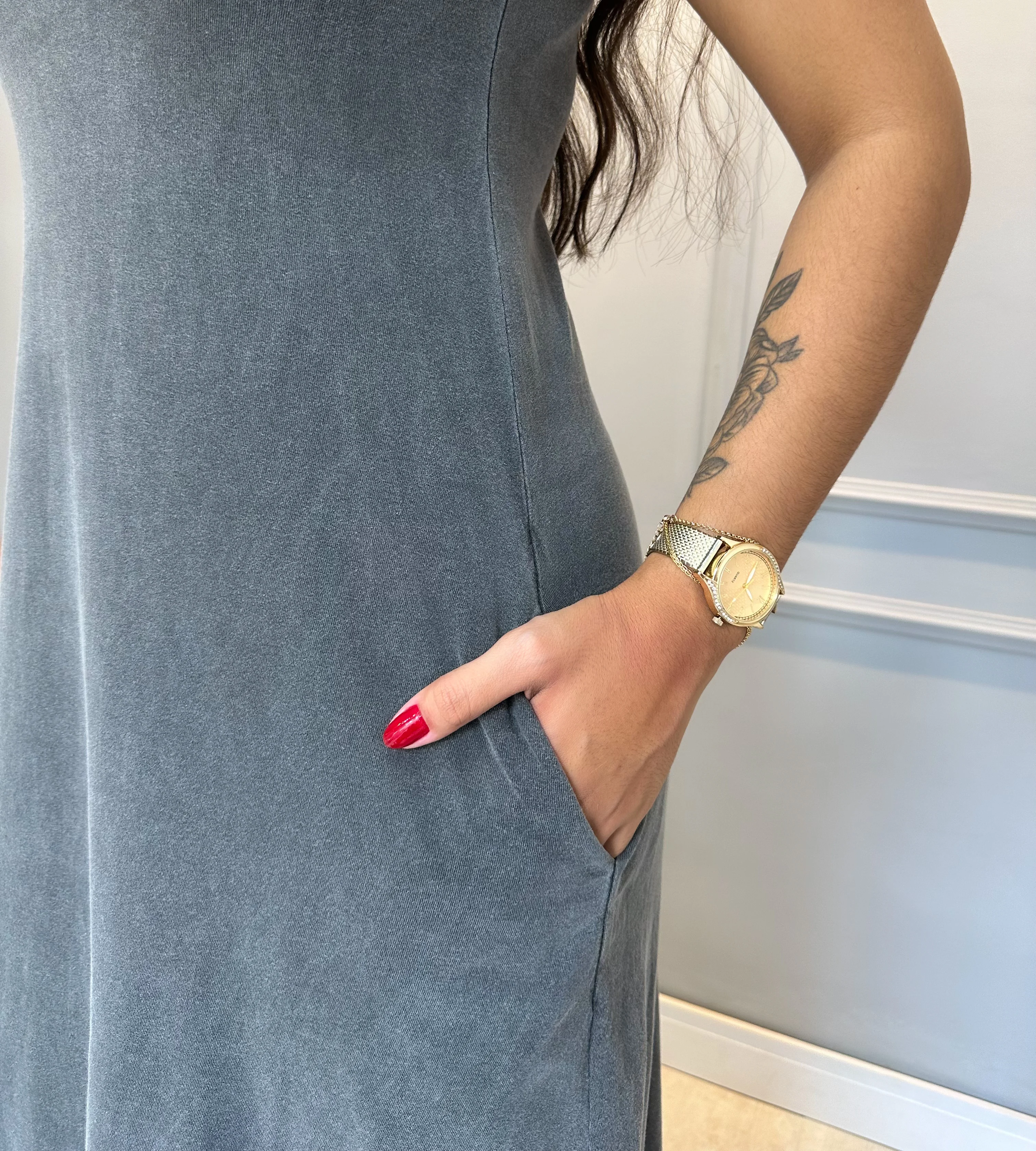 فستان ريجاتا طويل 100% من القطن #5