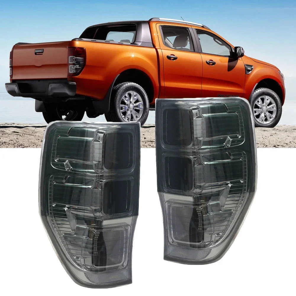 Feux arrière droits pour magasins de voitures, feu stop, feu arrière fumé, Ford Ranger, PX, T6, MK1, MK2, XLT, XL, XLS, 2011-2018