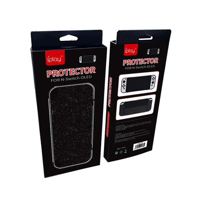 Mais novo caso protetor para interruptor oled transparente flash estrela luz caso fino tpu tudo-em-um capa para ns oled game console