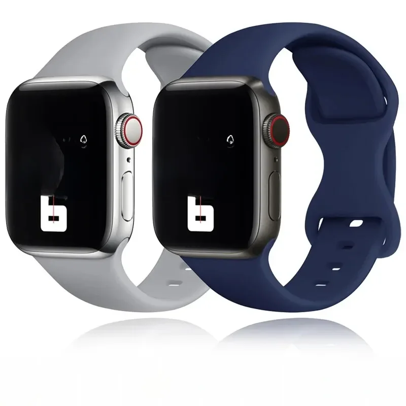Pasek sportowy do zegarka Apple 38 mm 40 mm 41 mm 42 mm 44 mm 45 mm 49 mm Miękka silikonowa bransoletka Correa IWatch 9 Ultra 8 7 6 5 4 3 SE — zdjęcie 2