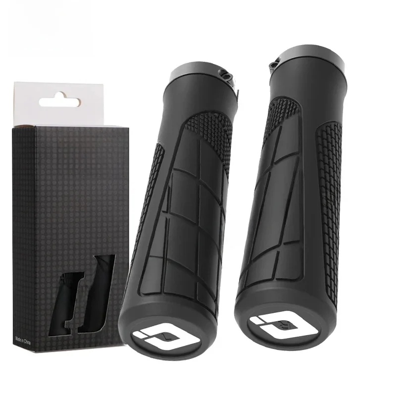 AliExpress NONE MTB Bicycle Handlebar Grips Rubber Anti-Skid Bike Grips Lock On Road Mountain Handle End Grips MTB Cuffs Bike Accessories