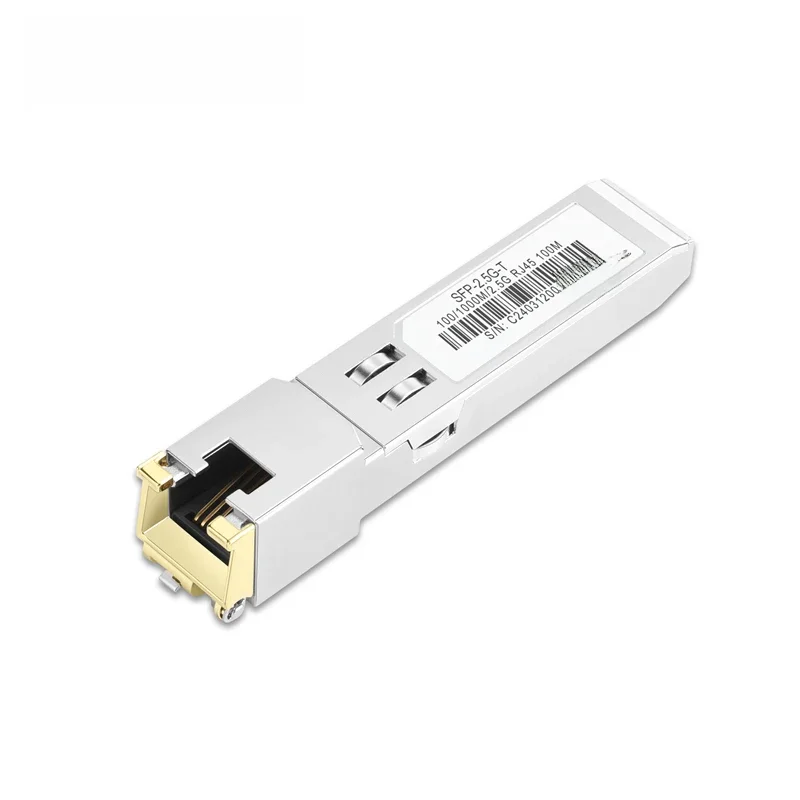 Xicom SFP moduł miedziany 2.5G RJ45 Port 100M światłowodowy moduł nadawczo-odbiorczy SFP optyczny przełącznik Ethernet kompatybilny z Cisco/Mikrotik — zdjęcie produktu 7