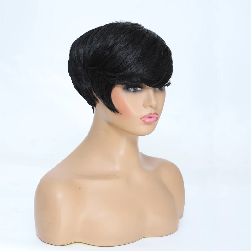 

Short Hairstyles Wigs Short Hair Wigs For Black Women Short Pixie Cuts Wigs For Black Women Short Straight Ladies synthetic Wigs