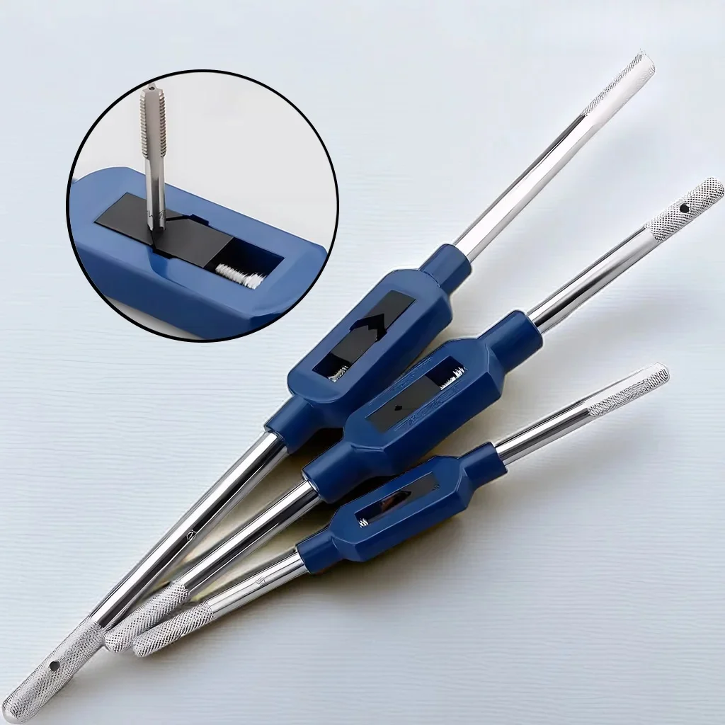 Support de clé à taraud manuel réglable – Construction en alliage de zinc de haute qualité et applications multifonctions pour tarauder les outils de filetage