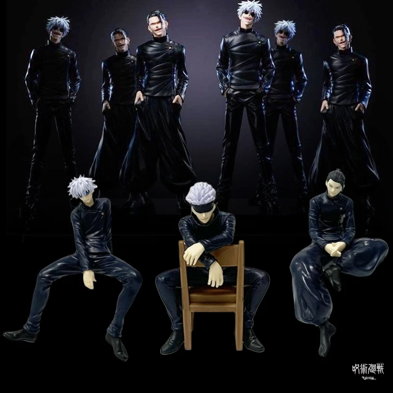 

Jujutsu Kaisen Anime Figures Satoru Gojo Geto Suguru Model Toys PVC Collectible Model Tide Play Toys Gift Desktop Decoration