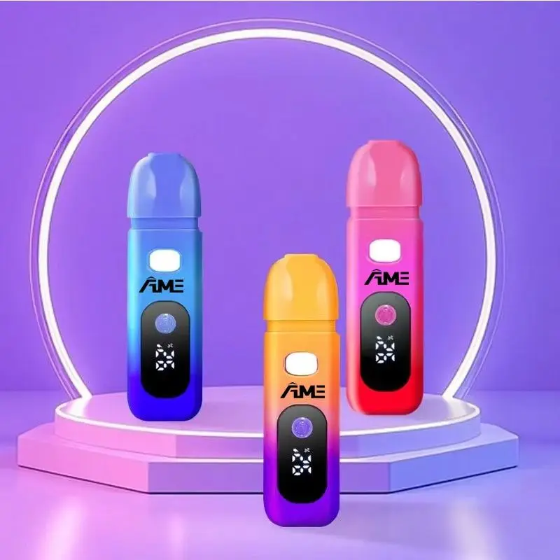 

3 Pcs Portable Vape Device with Display Compact Refillable Pod Type-C Rechargeable Kit 1.0ml 1.2ohm 280mAh