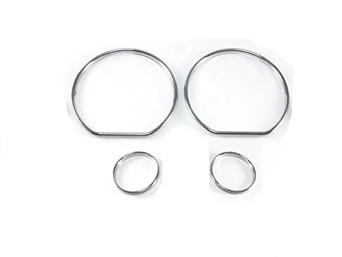 

Комплект из глянцевого хромированного манометра приборной панели | Автомобильное хромирование | Точная посадка для VW Golf, Jetta, Vento MK3 и Seat Ibiza 93-02