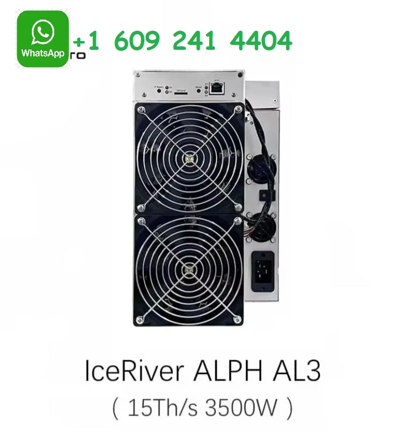 SE NOVO IceRiver AL3 15Ths 3500W Alephium Miner ALPH Mineração Entrega rápida