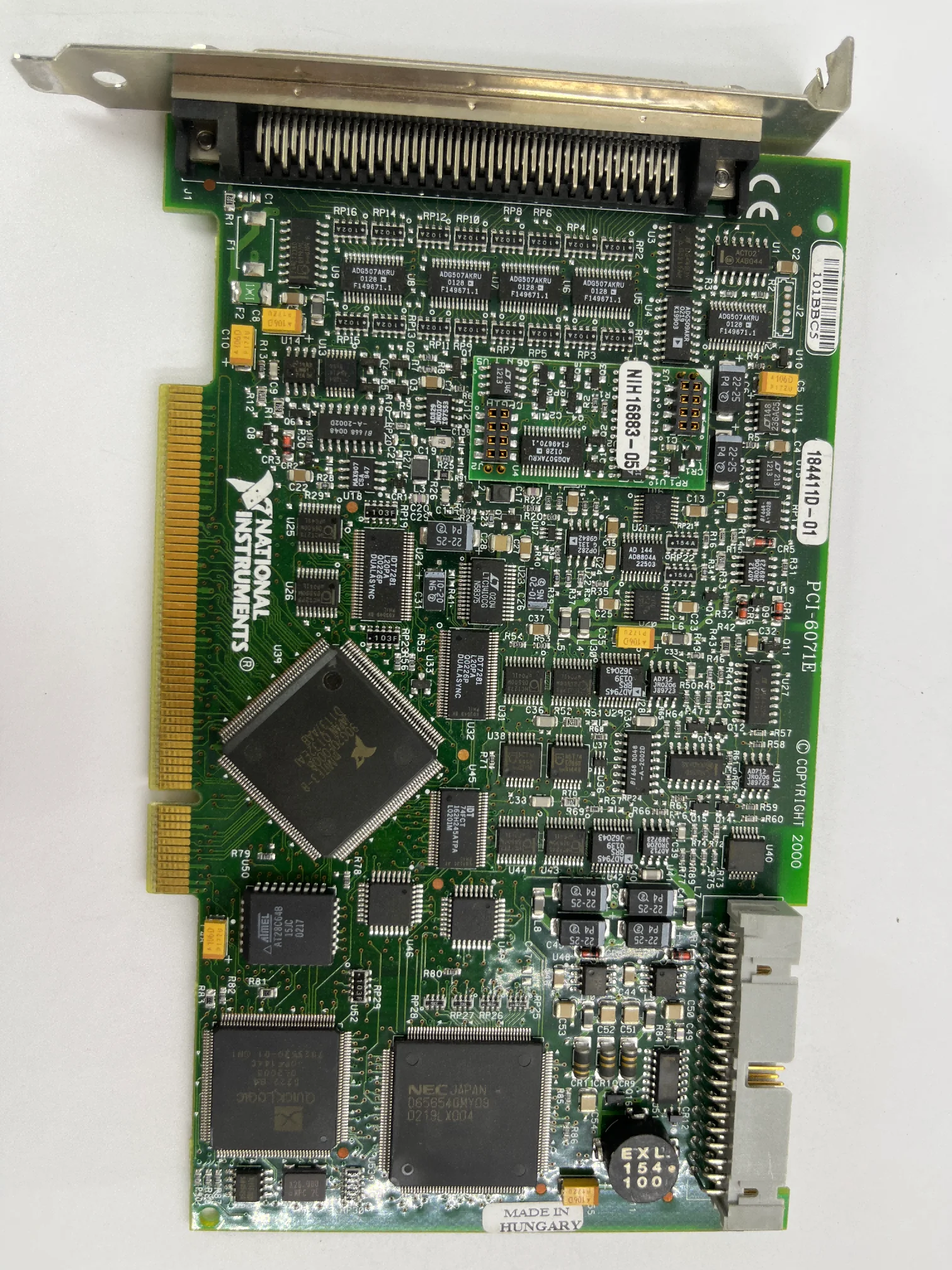 National Instruments PCI-6071E NI DAQ Card 1.25MS/sec Analog Input