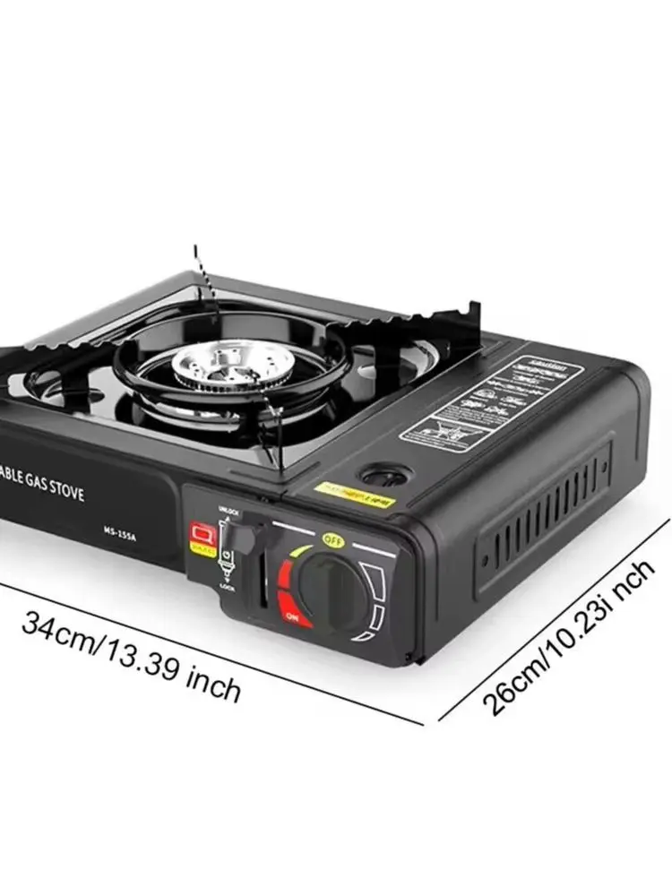 Kompakter 1-Brenner Outdoor-Gaskocher, 2.400 Watt Leistung, Camping- und Outdoor-Gaskocher