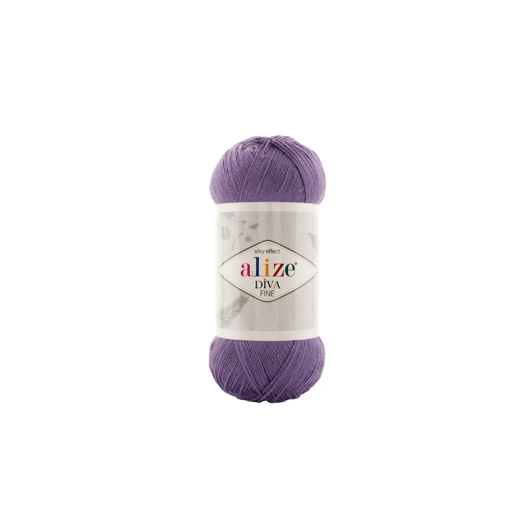 Alize Diva Fine % 100 Mikrofiber Akrilik / 100 g - 600 m miękka przędza Amigurumi do dzierganie ręczne szydełkowanie nici DIY dzianina dziecięca S