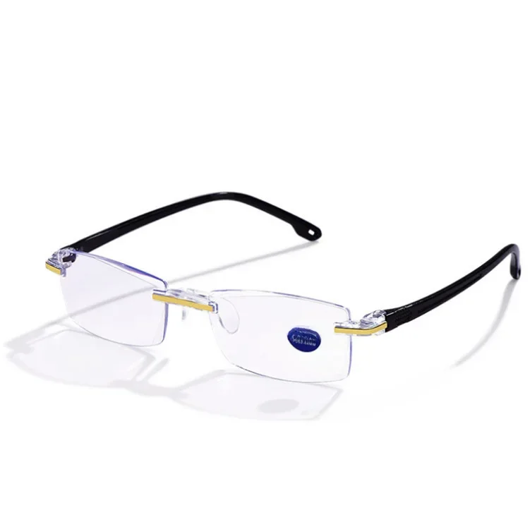 Lunettes de presbytie à lumière bleue, coupe de bord sans cadre, avec zoom intelligent, haute définition, nouvelle collection