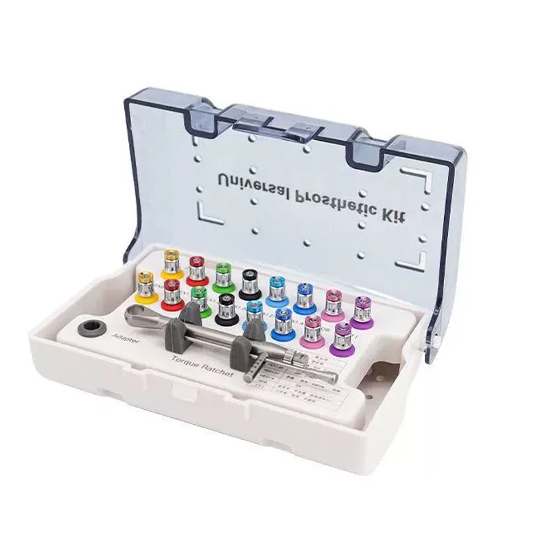 Caixa de Ferramentas para Implante Dentário, Chave de Implante, Ferramenta Especial para Dentes, Acessórios para Implante, Caixa de Ferramentas para Restauração Oral