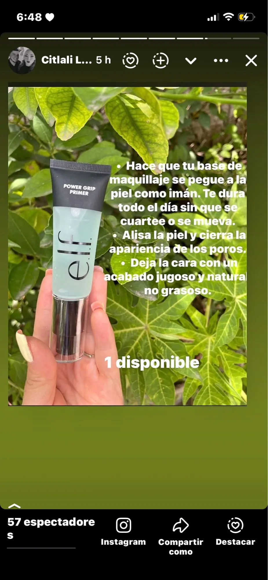 e.l.f. Power Grip Primer Gel-Based & Hydrating Face Primer For Smoothing Skin & Gripping Makeup Long-lasting Wear Moisturizing photo review