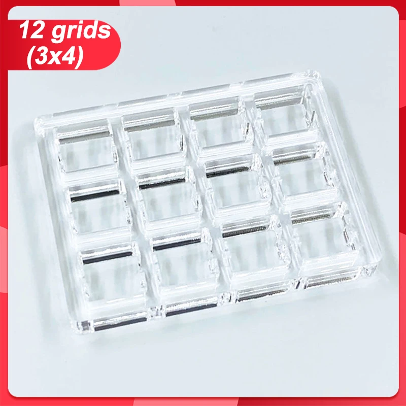 Switch Tester Base Acrylic Switch Tester Plate For Cherry MX Switch Storage Display Board Tester Base 1X2 3X3 3X4 4X4 4X5 6X5