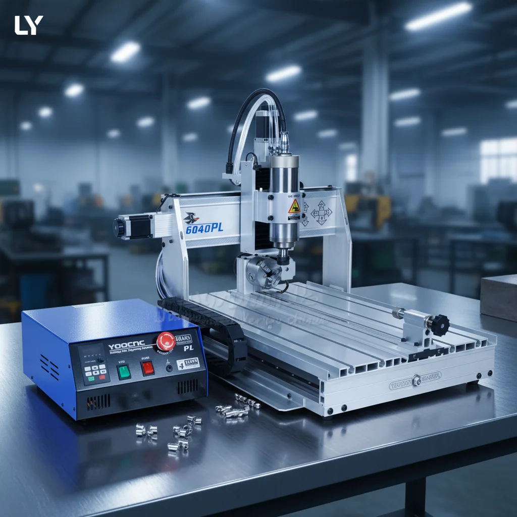 6040 Woodworking Router Linear Guide 2200W Offline Control Metal Engraving Machine 1500W PCB Drilling Machine with Sink