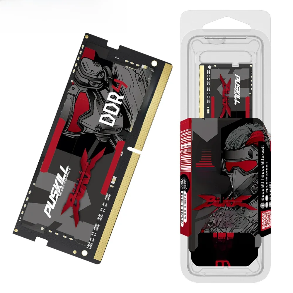 PUSKILL Memoria Ram Notebook DDR4 DDR3L 16GB 8GB 4GB 32GB 3200 2666 2400 1600 1333 Sodimm Laptop Memory