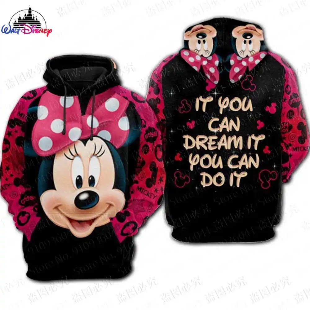 

classics Mickey Mouse Disney men women 3D Print High quality Fleece Zipper/ Hoodies parent-child clothing Pullover Tops