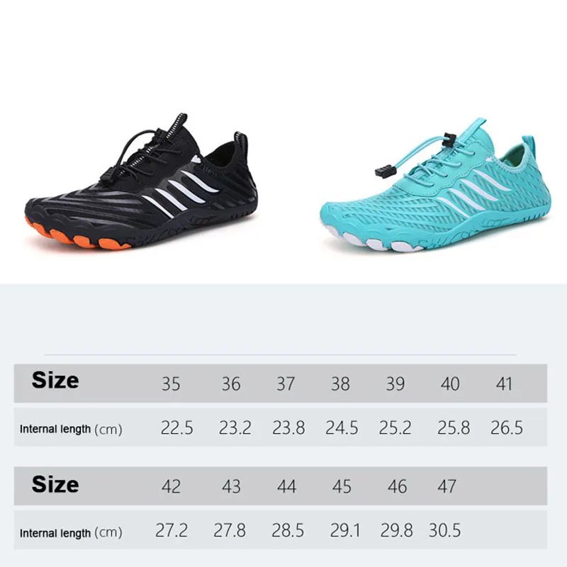 OULYLAN Beach Shoes Quick Drying Water Women Men Swimming Aqua Slippers Seaside Barefoot Surfing Upstream Sneakers Light Sandals