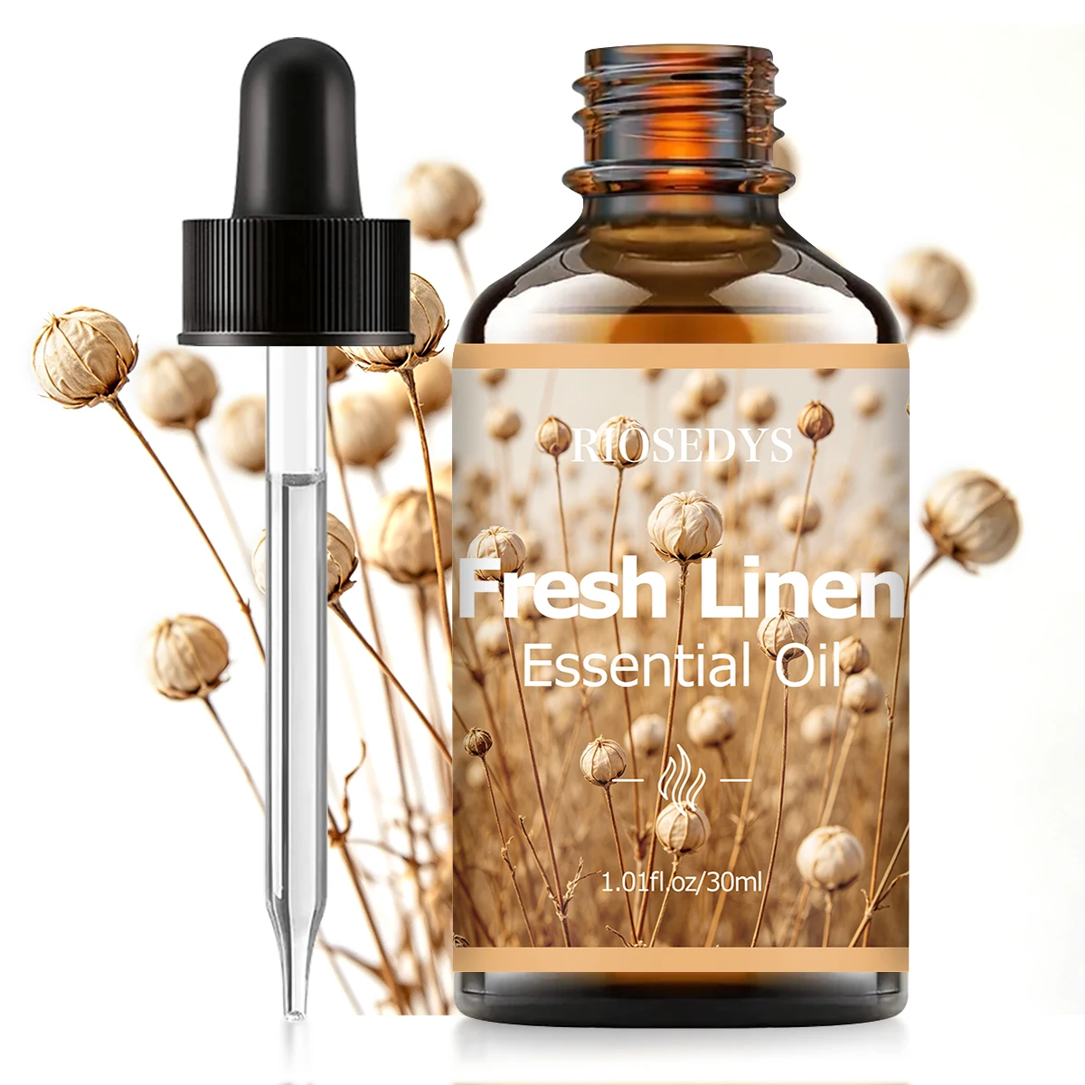 Fresh Linen Essential Oil, Clean Fragrance Oil for Diffusers, DIY Crafts & Aromatherapy, Crisp, Airy and Refreshing Aroma