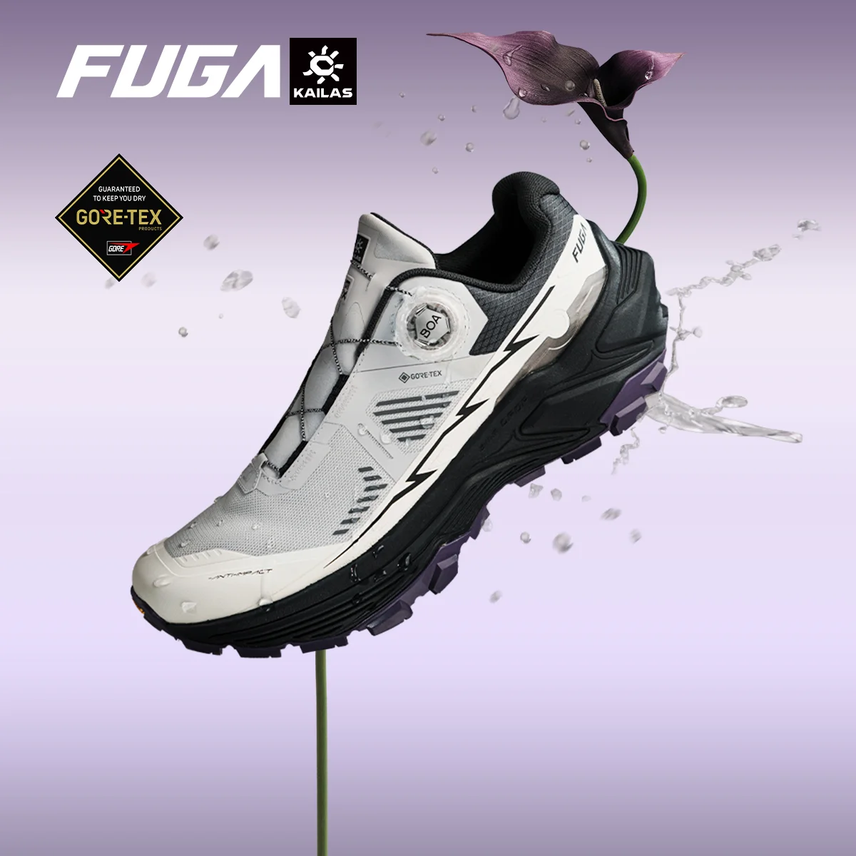 KAILAS Fuga EX3 GTX BOA zapatillas impermeables para correr de montaña para mujer, zapatillas deportivas ligeras con soporte para arco para deportes al aire libre KS2533259
