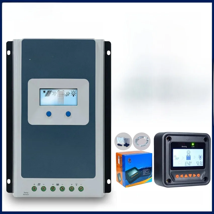 40a Mppt Solar Laadregelaar 12V 24V Batterijspanning Max Zonnepaneel 100V Epever Regelaar Met Mt52 Datamonitor - afbeelding 2