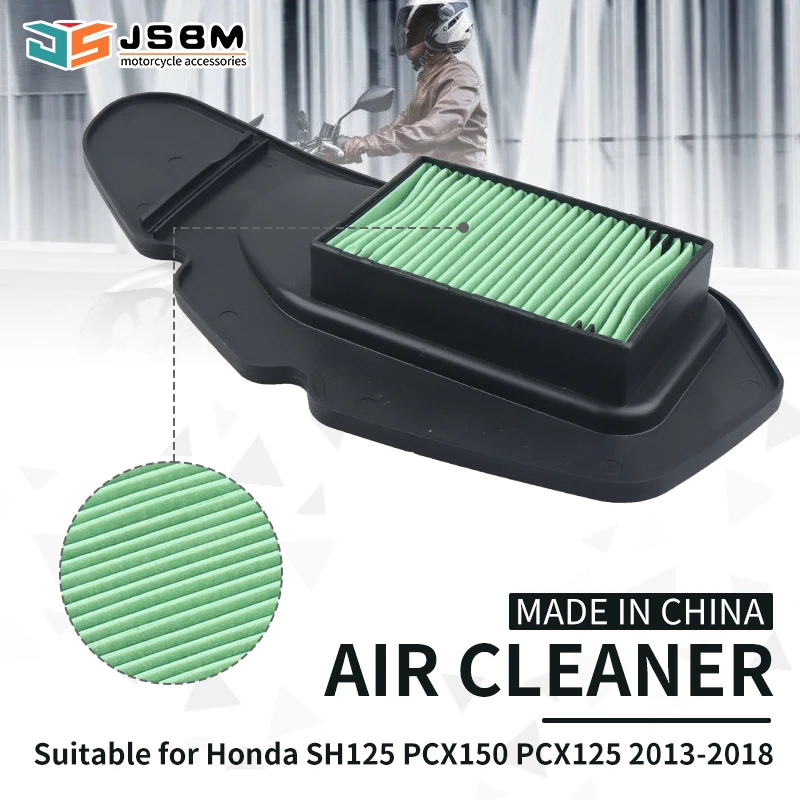 

JSBM For Honda PCX125 2012 2013 2014 2015 2016 2017 2018 PCX150 Air Filter Intake Cleaner Element 17210-K29-900 17210-KZR-600