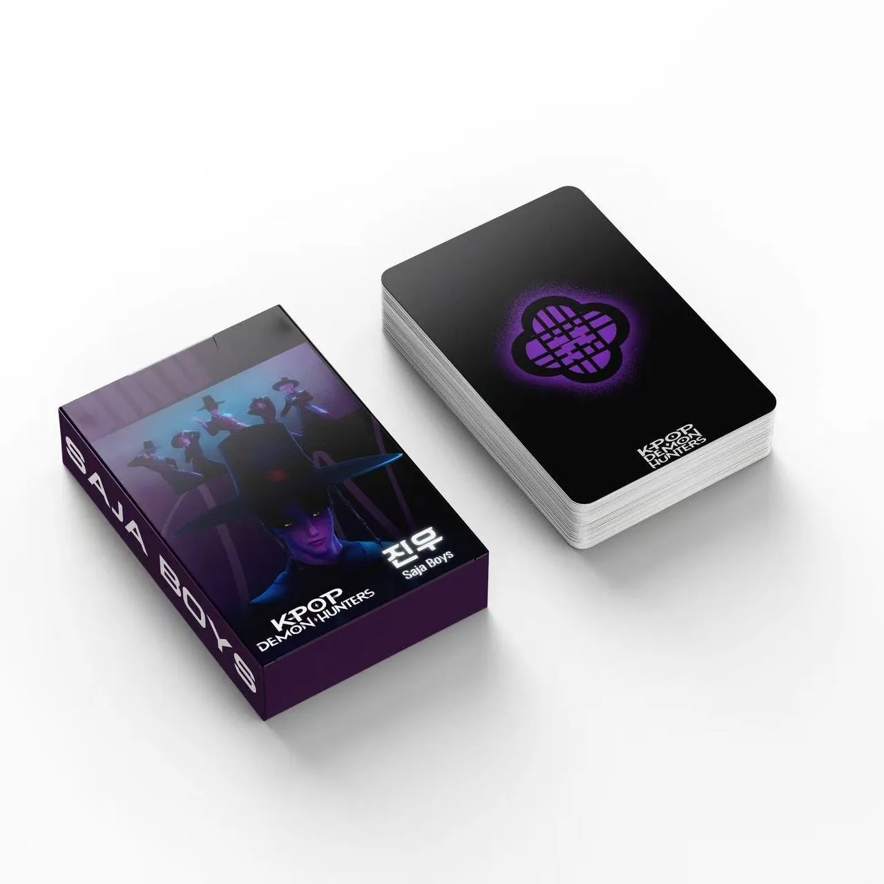55 قطعة من بطاقات K-POP Demon Hunters Sajaboys LOMO - مجموعة Demon Hunters Boy Group Anime HD Photocards، مقتنيات الأفلام، هدايا المشجعين