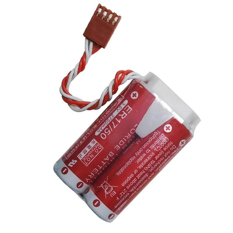 UGB New battery For MAXELL 50750-1018 MD500N ER17/50 Robot Battery 3.6V 5500mAh