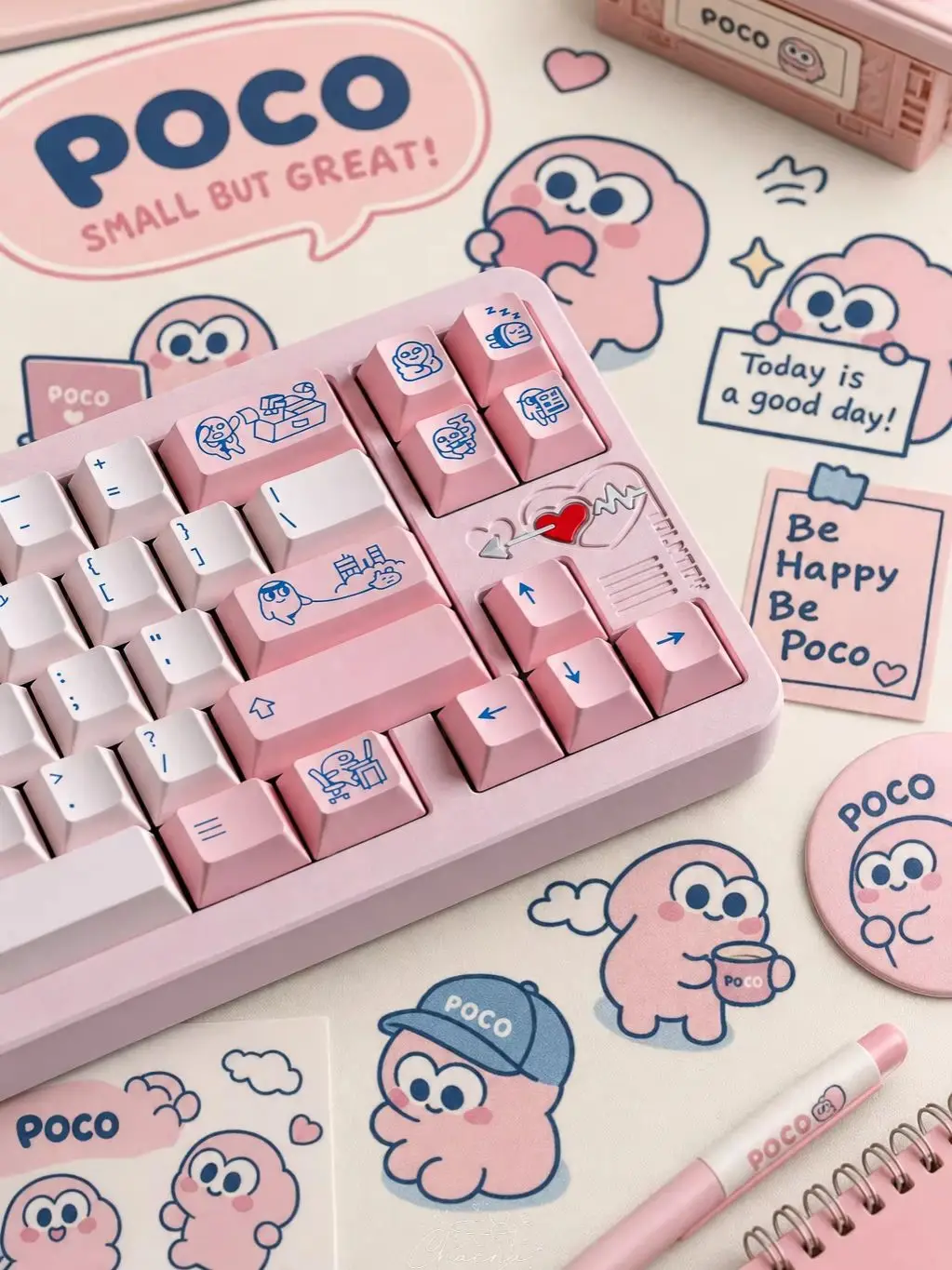 子供用キット]PBTfans POCO R2 キーキャップセット テンキー