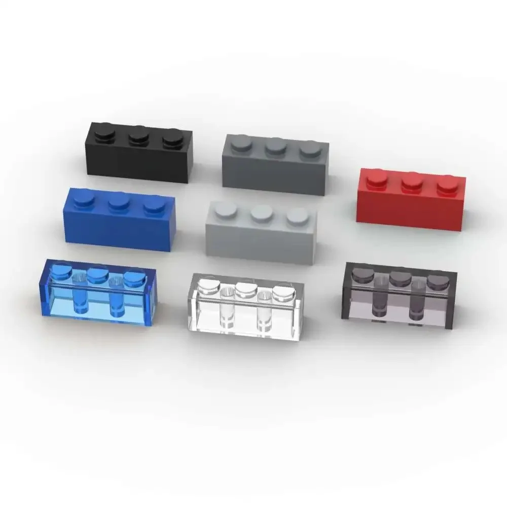 MOC-décennie s de construction de planche pour enfants, plaque de module haut, briques à assembler, jouet pour enfants, cadeau d'anniversaire, puzzle Paremploy3622, 1x3, livraison directe, 10 pièces