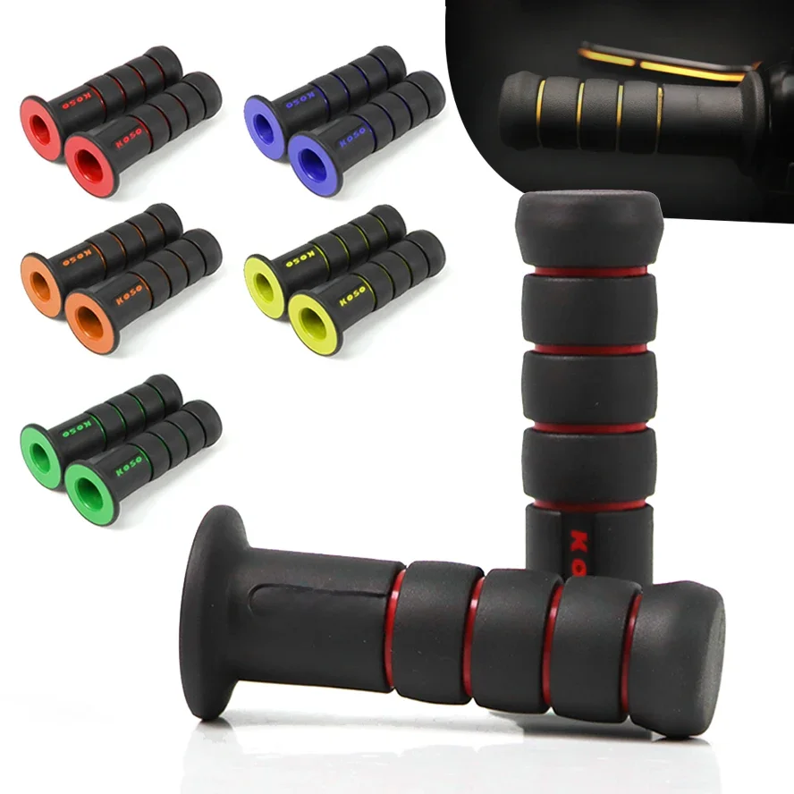 AliExpress Motorcycle KOSO Handlebar Grips PVC Motocross Handle Bar Rubber Hand Grip Dirt Bike Universal For