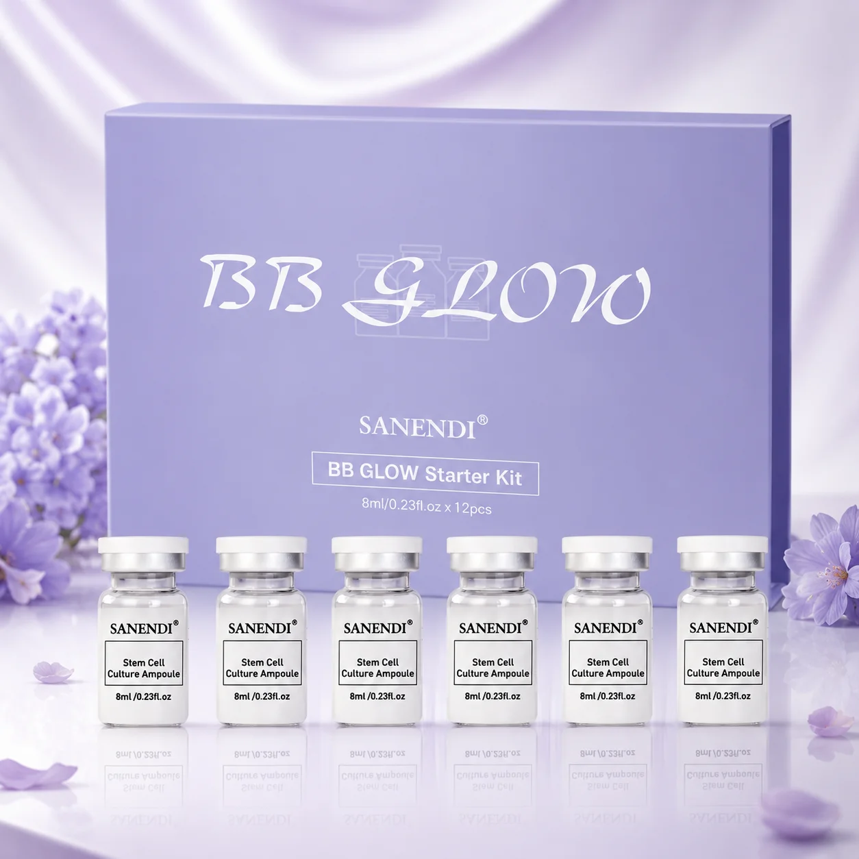Sanendi Pink Cocktail Glow Salmon DNA Serum Ampoule Peptide Hyaluronic Acid Bright Facial Essence For Dermapen Korean Skin Care view 4