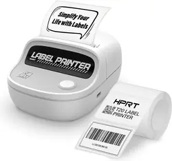 HPRT T20 Label Maker Machine with Labels RFID Auto Identification Bluetooth Portable Label Printer for Office, Small Business