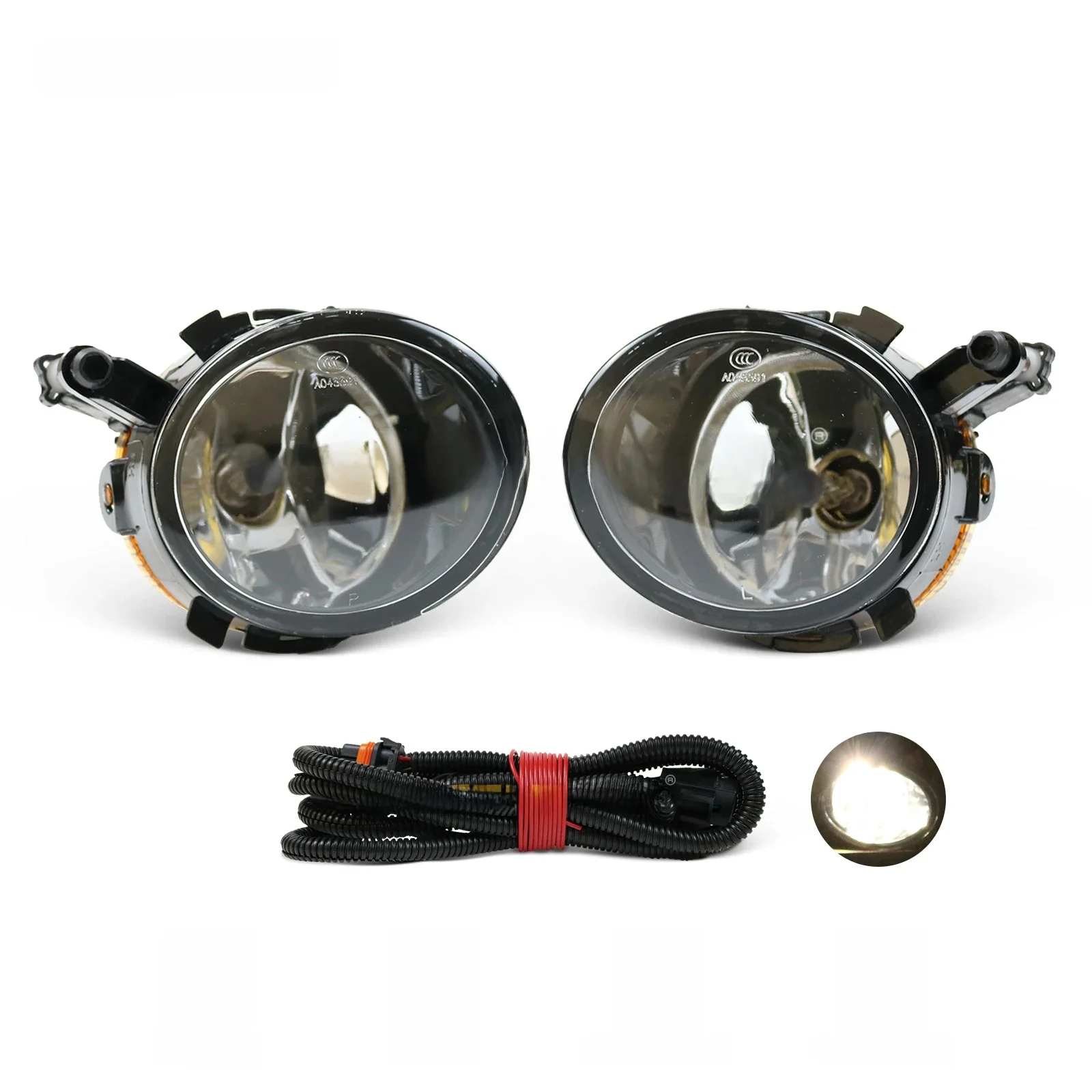 Z przodu halogenowe światła przeciwmgielne lampy przeciwmgielne drutu światła samochodowe dla Seat Leon 2006 2007 2008 2009 2010 2011 2012 2013 — zdjęcie 2