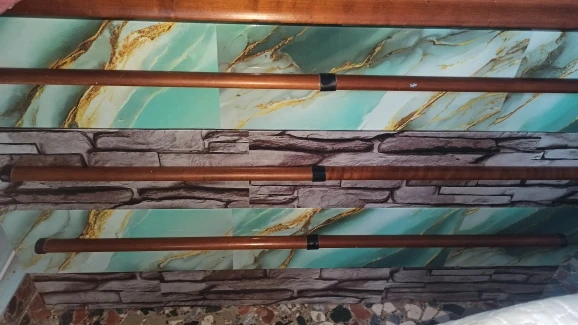 Tile Stickers Waterproof and Oil-proof Kitchen High Temperature Resistant Renovation Self-adhesive Cabinet Countertop Wallpaper photo review