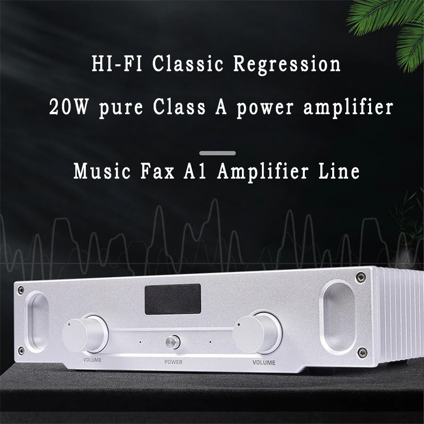 Amplificatore A1S Pure Classe A, Amplificatore di Potenza 20W Pure Classe A, Amplificatore di Potenza HIFI per Casa, Livello Fever ﻿ 4-8Q