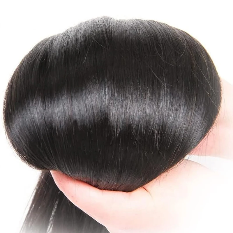 ブラジルの滑らかな自然なヘアエクステンション,バージンヘア,100% 未処理,バッチあたり100g