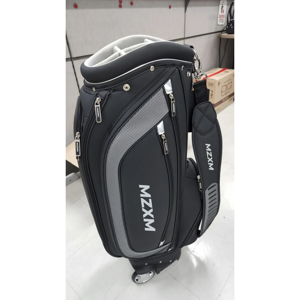 Latest Golf Caddy Bag of New EU Brand High Quality Black Color Lightweight Golf Bag Cart Bag Large Capacity Men's Golf Club Bag